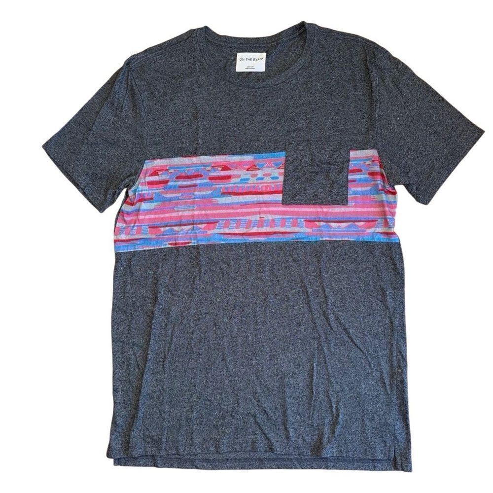 On The Byas Men's Aztec Southwestern T-Shirt - Size Medium